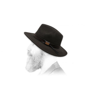 Fedora braun Wolle Herman Mackinsley brown